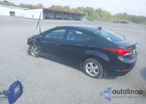 2014 Hyundai Elantra Se from USA, damaged, VIN 5NPDH4AE9EH539058
